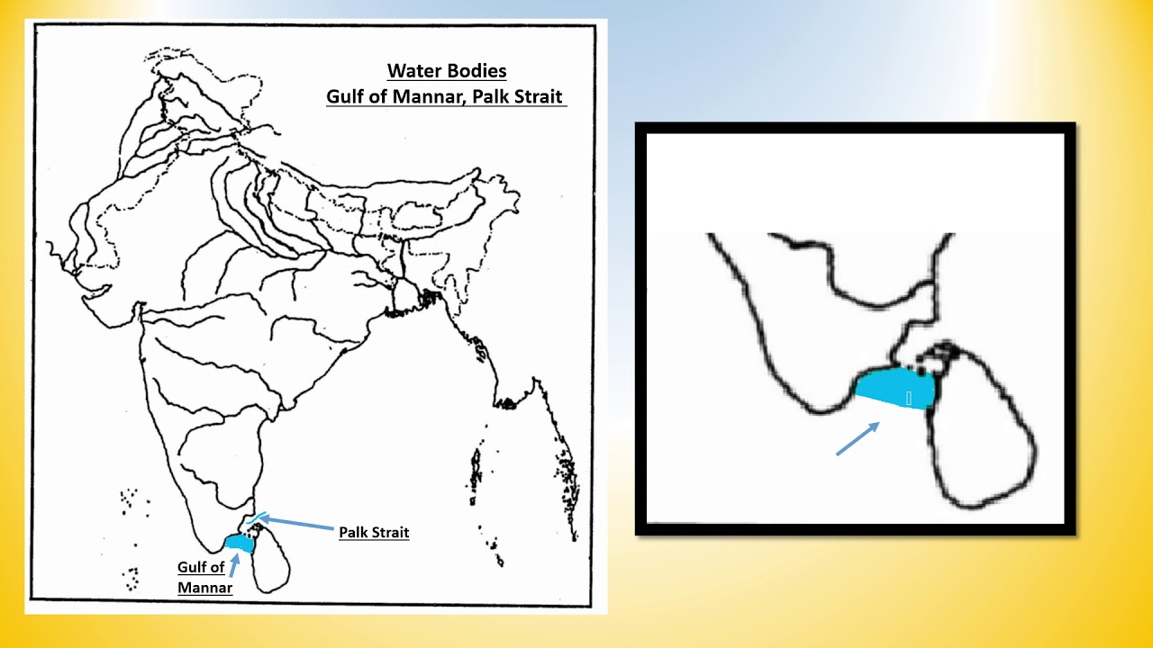 Water Bodies Map Of India - United States Map