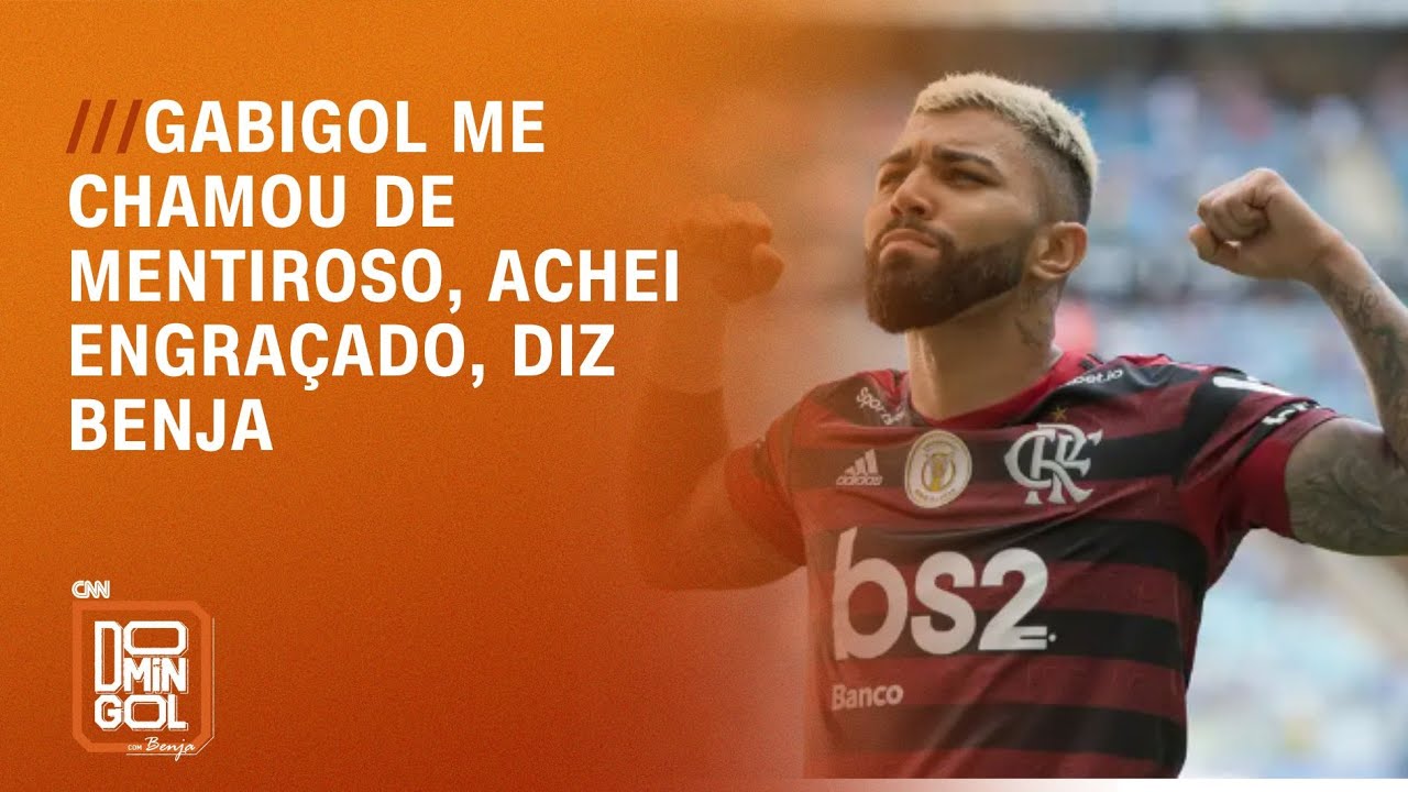 Gabigol me chamou de mentiroso, achei engraçado, diz Benja