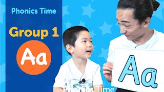 Group 1: Aa | Phonics Time with Masa and Junya | Made by Red Cat Reading