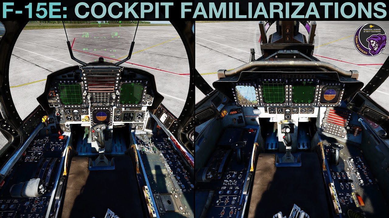 F-15E Strike Eagle: Cockpits Familiarization Tutorial | DCS - YouTube