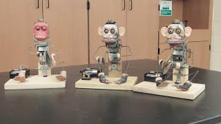 Toys and machines dissected for classroom display ///  Homemade Science with Bruce Yeany