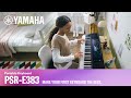 『YAMAHA 山葉』PSR-E383 便擕式具力度感應61鍵電子琴 / 公司貨保固 product youtube thumbnail