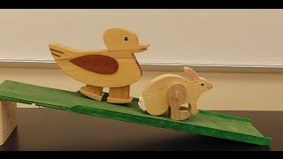 Toy Physics--Ramp Walker  ///Homemade Science with Bruce Yeany