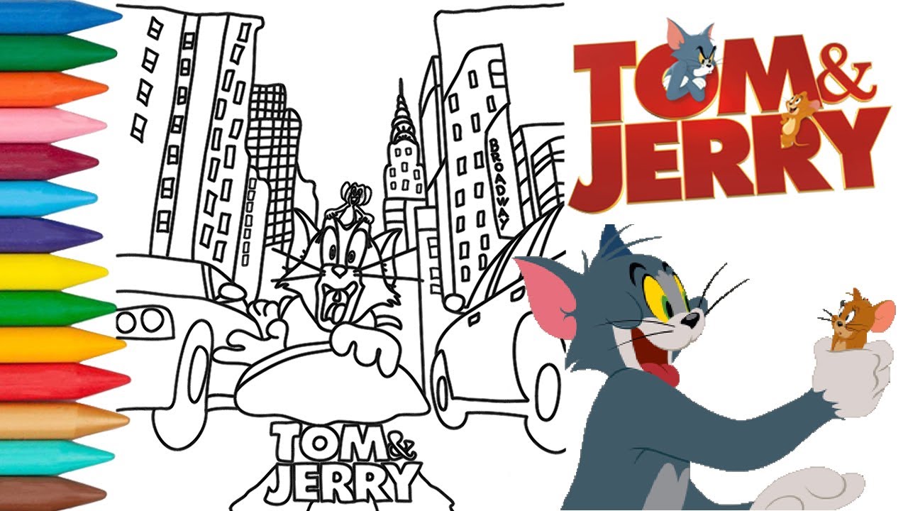 How To Draw Tom and Jerry the Movie 2021 - YouTube