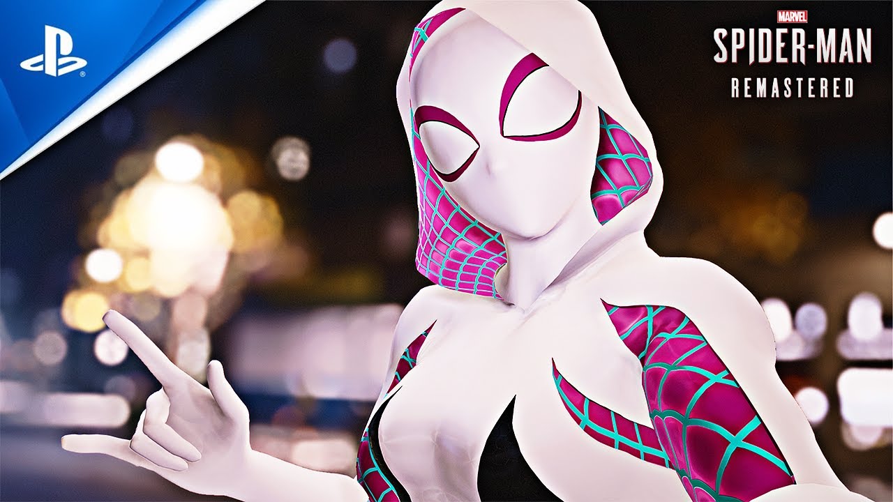 Spider-Gwen Remastered Suit MOD | Spider-Man PC Gameplay - YouTube