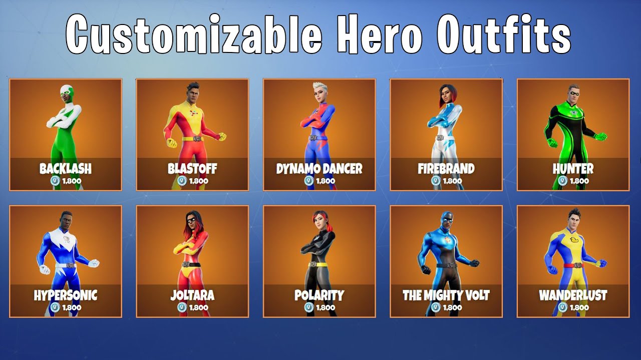 How much are the superhero skins in fortnite