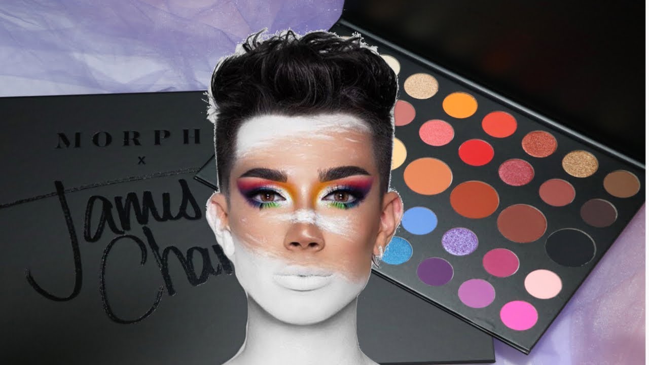 Morphe X James Charles Eyeshadow Palette | SWATCHES - YouTube