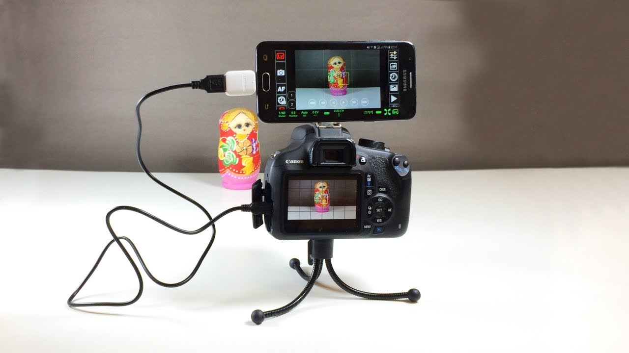 DIY Use Smartphone as a DSLR Monitor YouTube