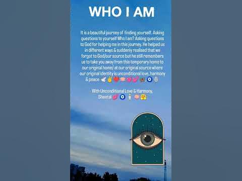 Who I am🪬🪷🕯️🕊️🧿 Find your self ️🥰 #soul #god #source #shorts #quotes # ...