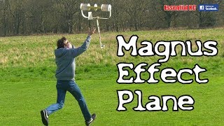 YOUNG KID builds and flies MAGNUS EFFECT RC PLANE