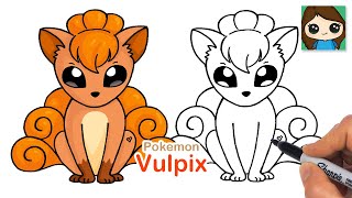 How to Draw Vulpix | Pokemon