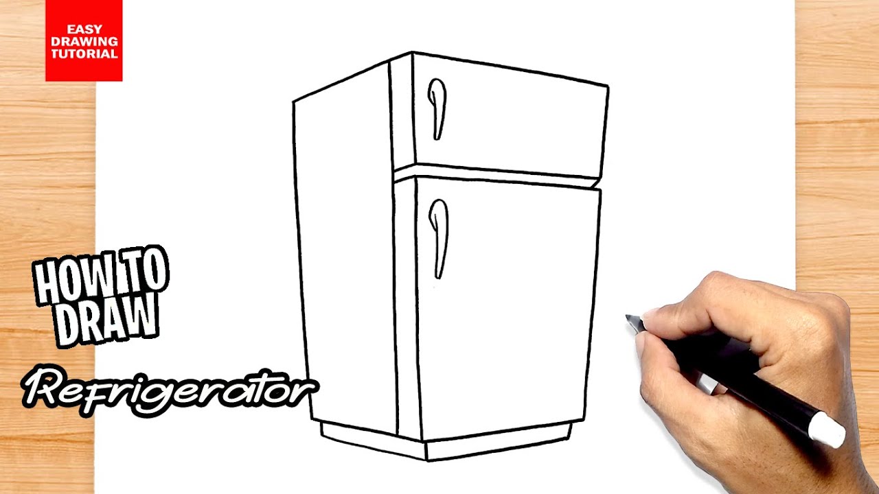 How To Draw A Refrigerator