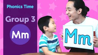 Group 3: Mm | Phonics Time with Masa and Junya | Made by Red Cat Reading