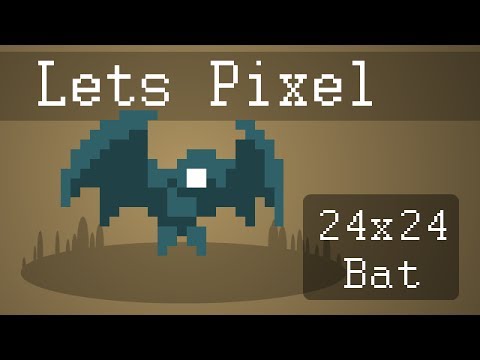 [Let's Pixel] 24x24 Bat with Animation