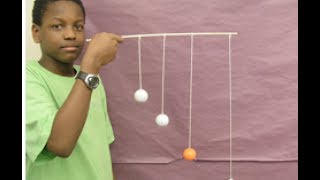 Resonant pendulum demonstration ///Homemade Science with Bruce Yeany