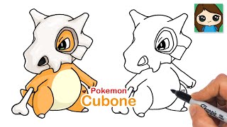 How to Draw Cubone | Pokemon