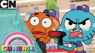 The Amazing World of Gumball | Gumball and Darwin Get Jobs | Cartoon Network UK 