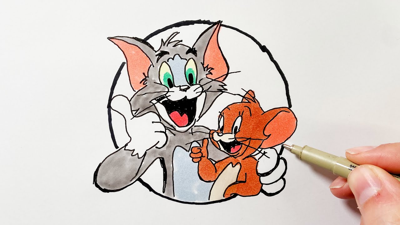 How to Draw Tom & Jerry - YouTube