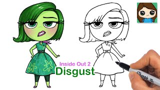 How to Draw Disgust | Inside Out 2 (New)