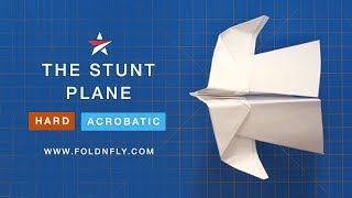 Fold 'N Fly ✈ The Stunt Paper Airplane