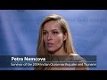 Tsunami survivor Petra Nemcova: Education on natural disasters has power to save lives