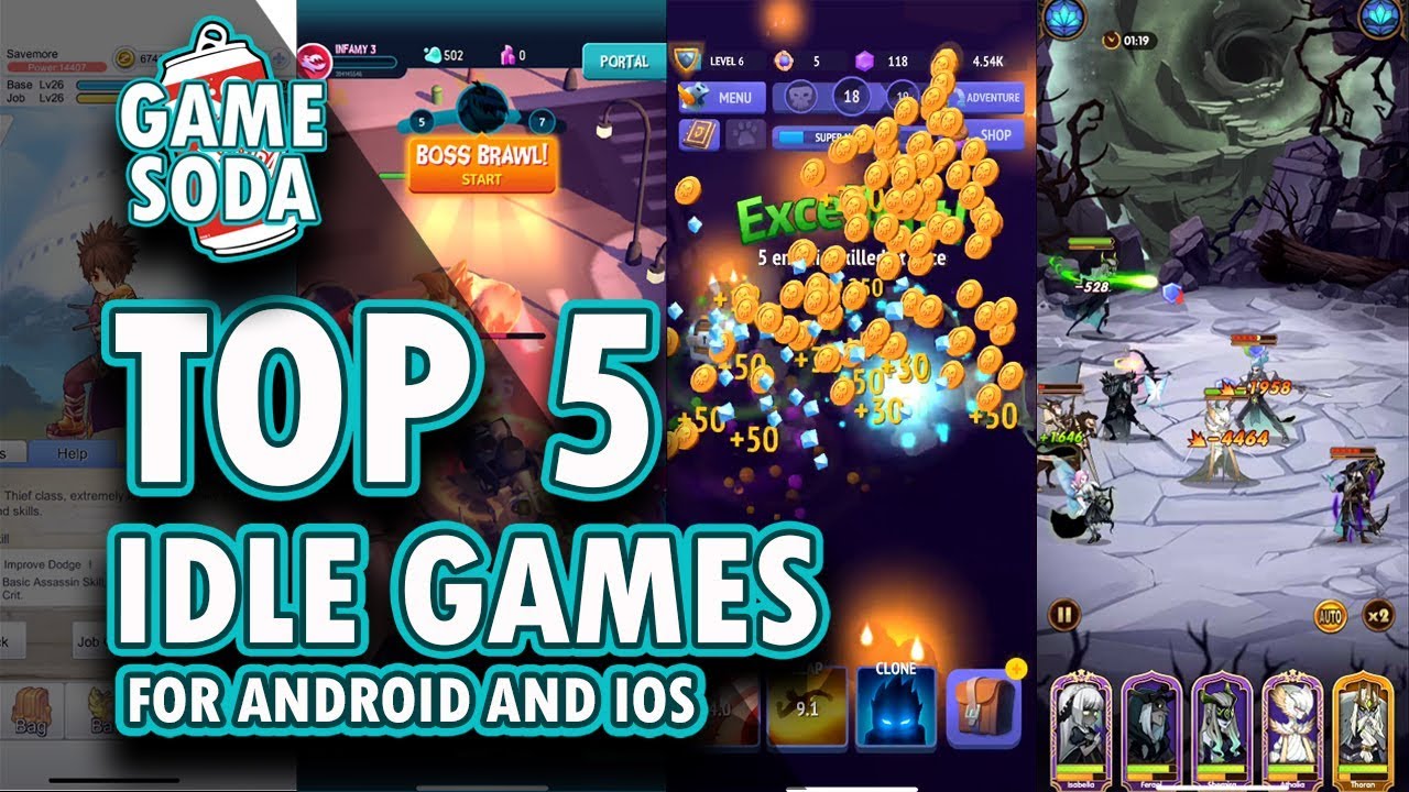 Top 5 Best IDLE GAMES for Android & iOS YouTube