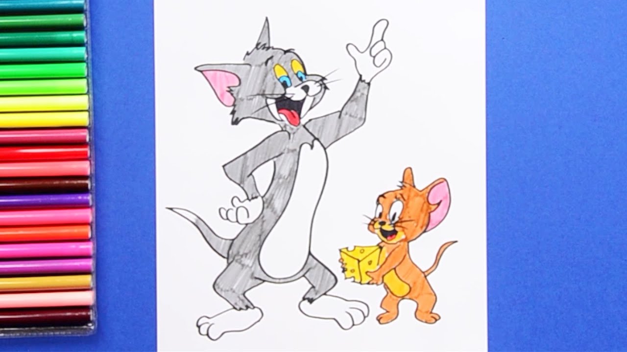 How to draw Tom and Jerry - YouTube