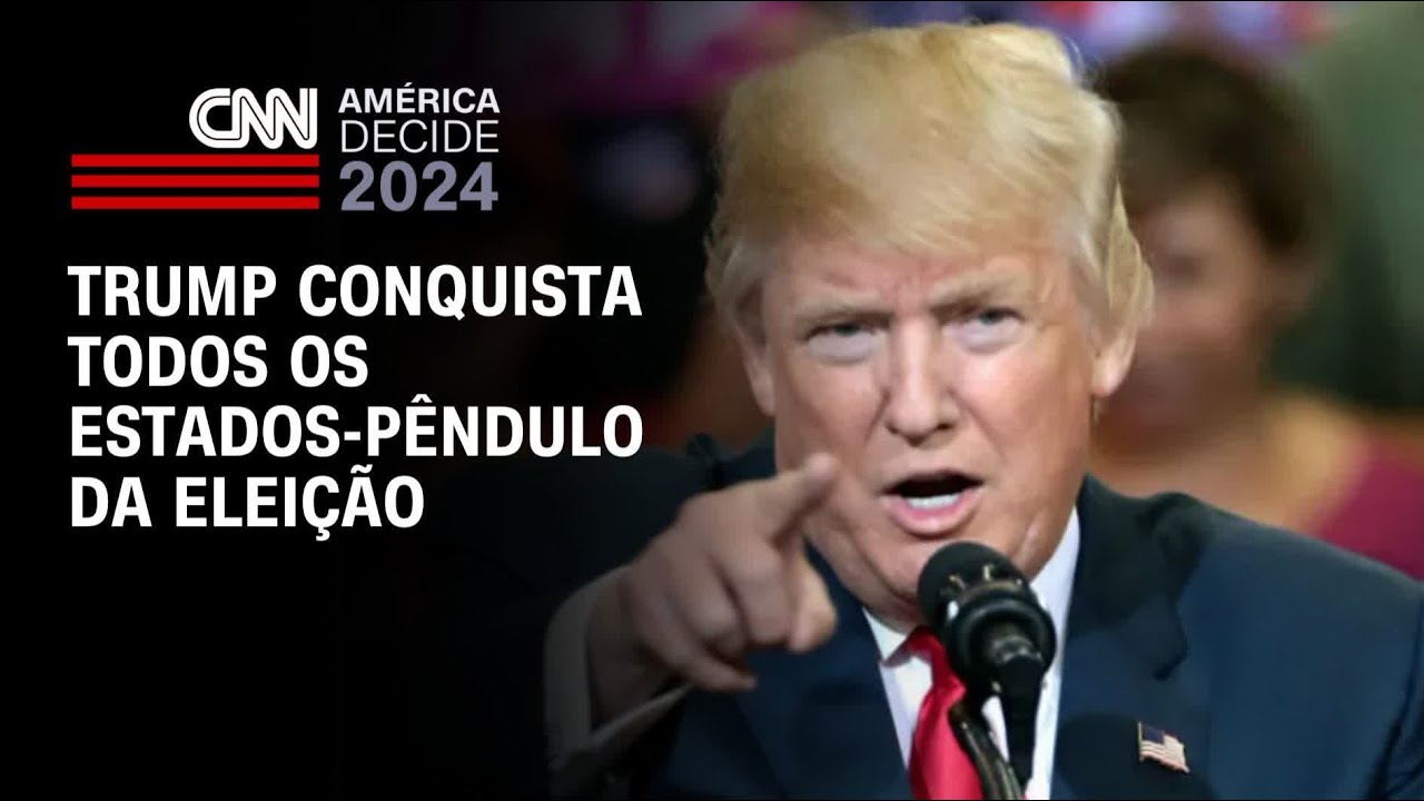 Trump conquista todos os estados-pêndulo da eleição | LIVE CNN