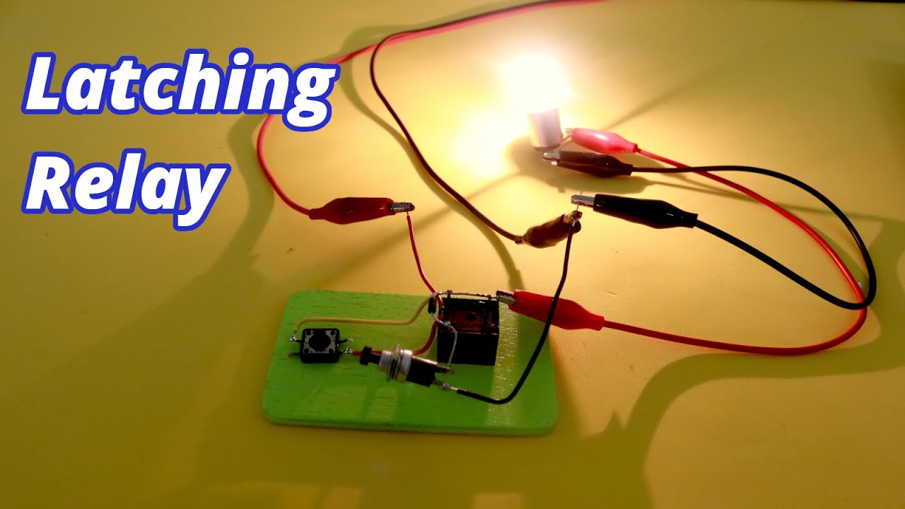 Latching Relay Circuit - YouTube