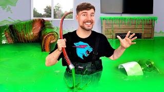 I Filled My Brothers House With Slime & Bought Him A New One