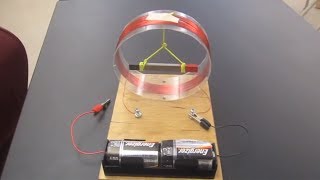 Tangent galvanometer experiment///Homemade Science with Bruce Yeany