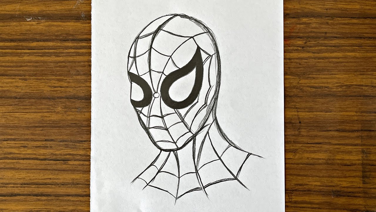 Introducir 35+ imagen spiderman easy sketch