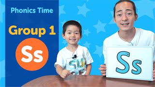 Group 1: Ss | Phonics Time with Masa and Junya | Made by Red Cat Reading