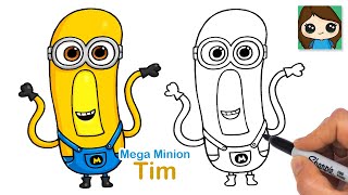 How to Draw Mega Minion Tim | Despicable Me 4