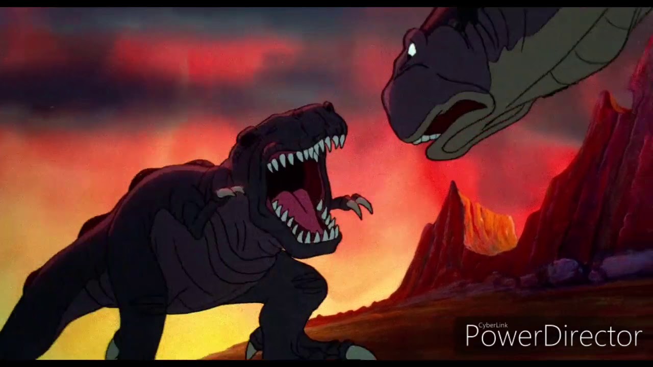 Land Before Time Sharptooth Attack And Earthquake2245