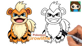 How to Draw Growlithe | Pokemon