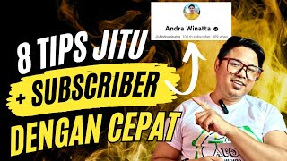 8Tips Jitu Dapat 1000 SUBSCRIBER di Youtube