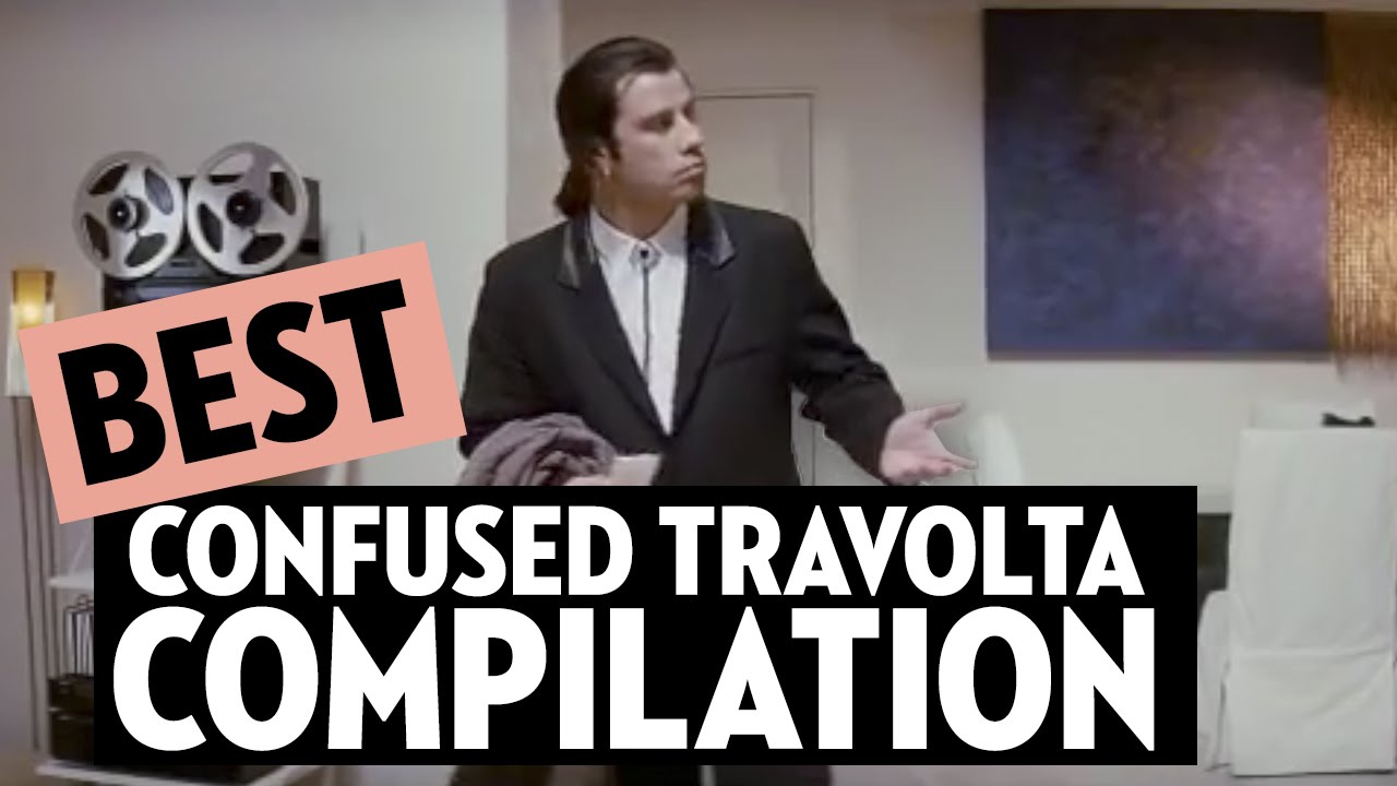 CONFUSED TRAVOLTA MEME COMPILATION YouTube