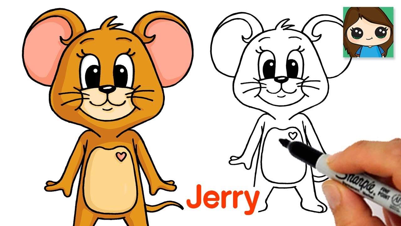 How to Draw Jerry Mouse | Tom & Jerry - YouTube