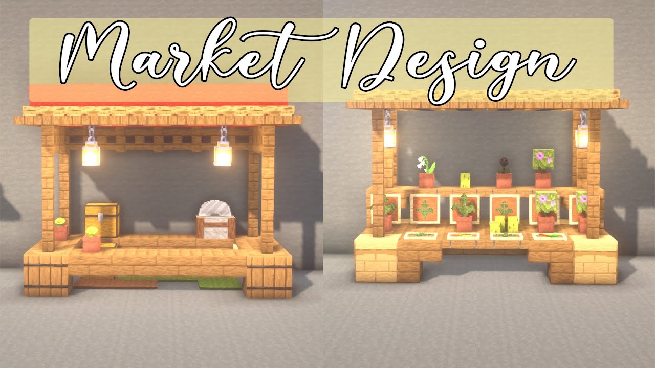 Simple Minecraft Market Stall