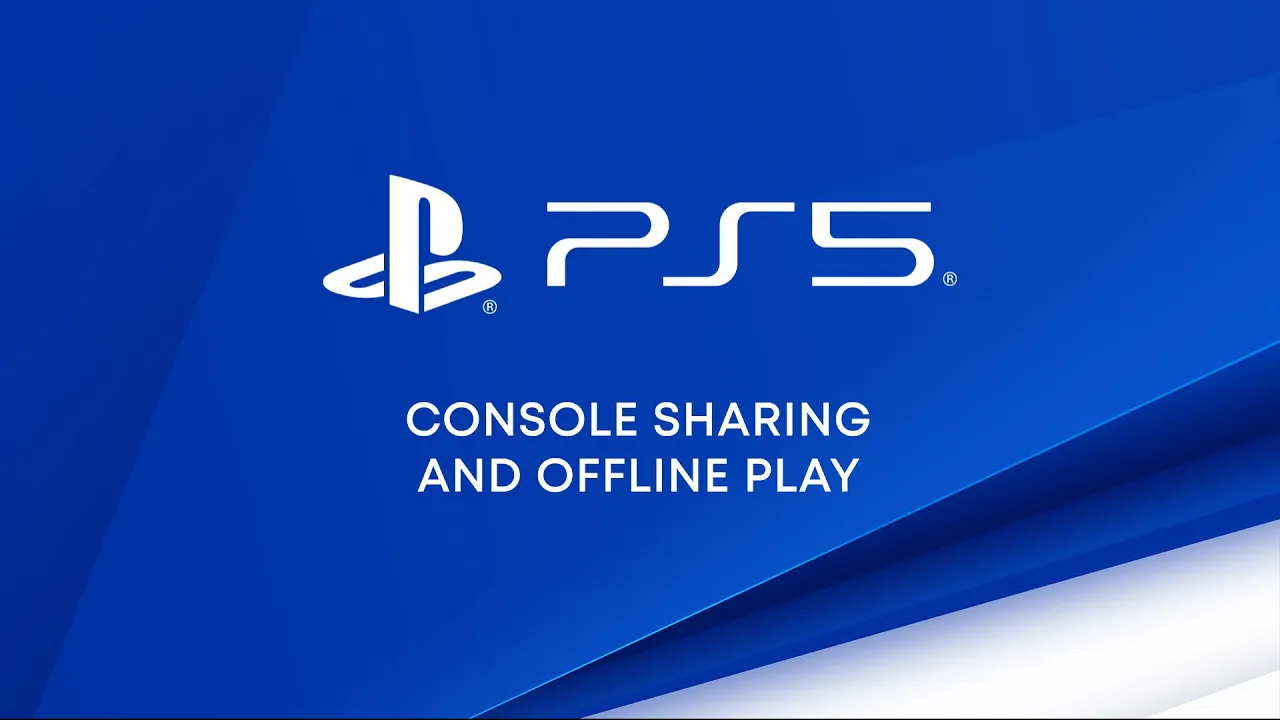 Video introducing console sharing and offline play and how to enable it on ps5 consoles