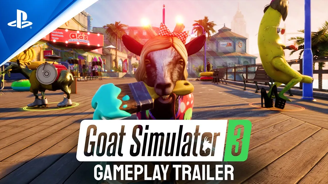 Goat Simulator 3 - Gameplay Reveal Trailer | PS5 Games