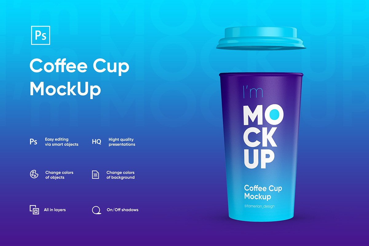 graphic for free - Coffee Cup Mockup Collection