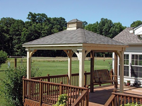 8x10 Wooden Gazebo Sheds By Taylor