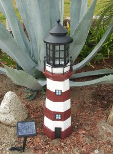 Garden Sunlight Solar Powered Lighthouse Lawn Ornaments