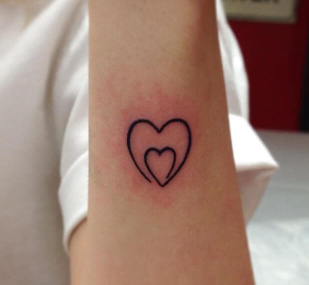 The Best 53 Small Heart Tattoo Designs Youll Never Get Tired Of  Psycho  Tats