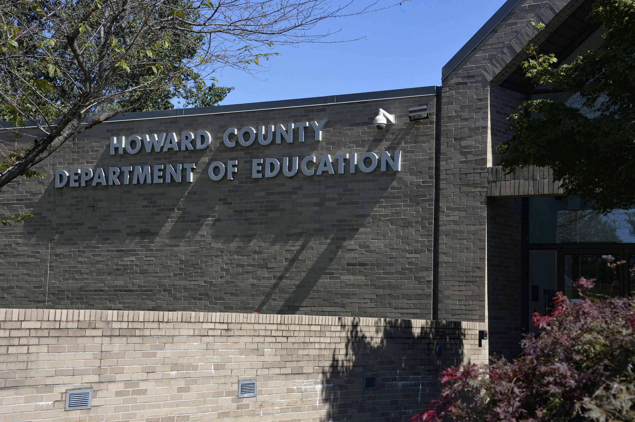 The Howard County school system headquarters in Ellicott City.