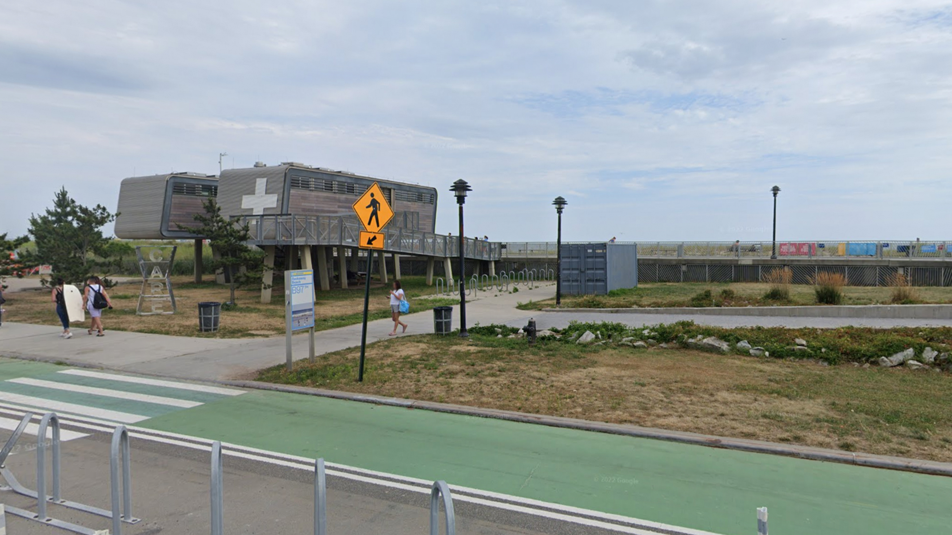 Rockaway Beach at Beach 96th St. in Queens. (Google Maps)