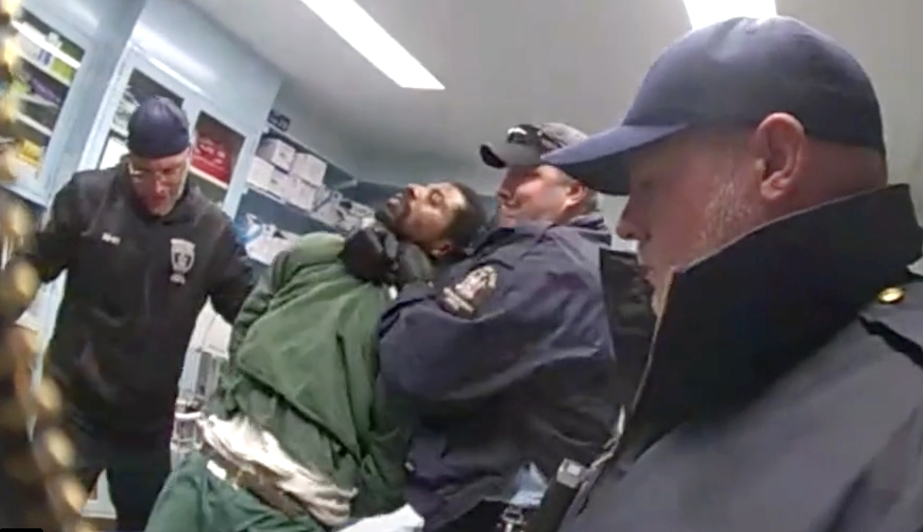 Body camera footage shows officers beating inmate Robert Brooks at the Marcy Correctional Facility in Oneida County, NY on December 9th.