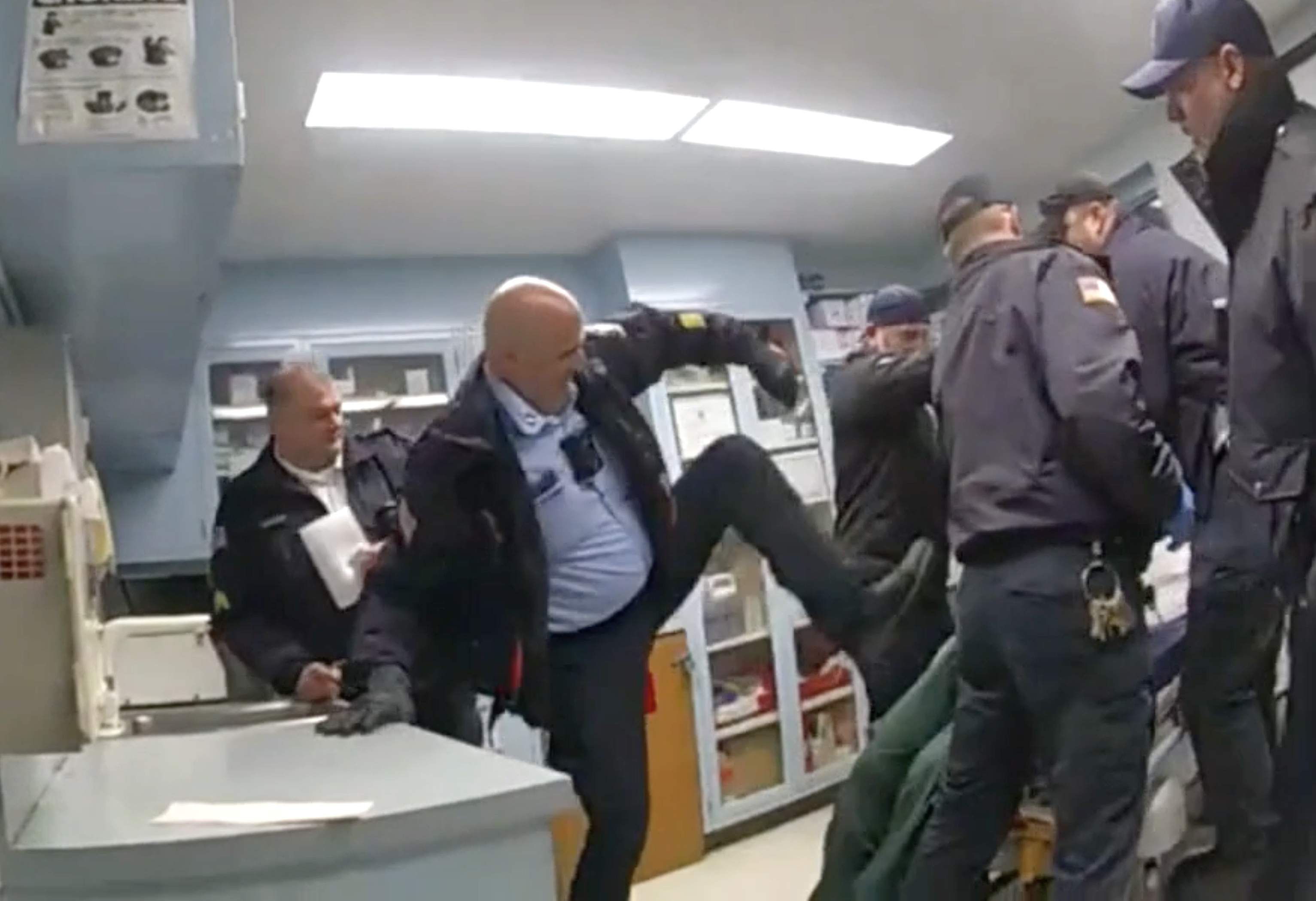 Body camera footage shows officers beating inmate Robert Brooks at the Marcy Correctional Facility in Oneida County, NY on December 9th.